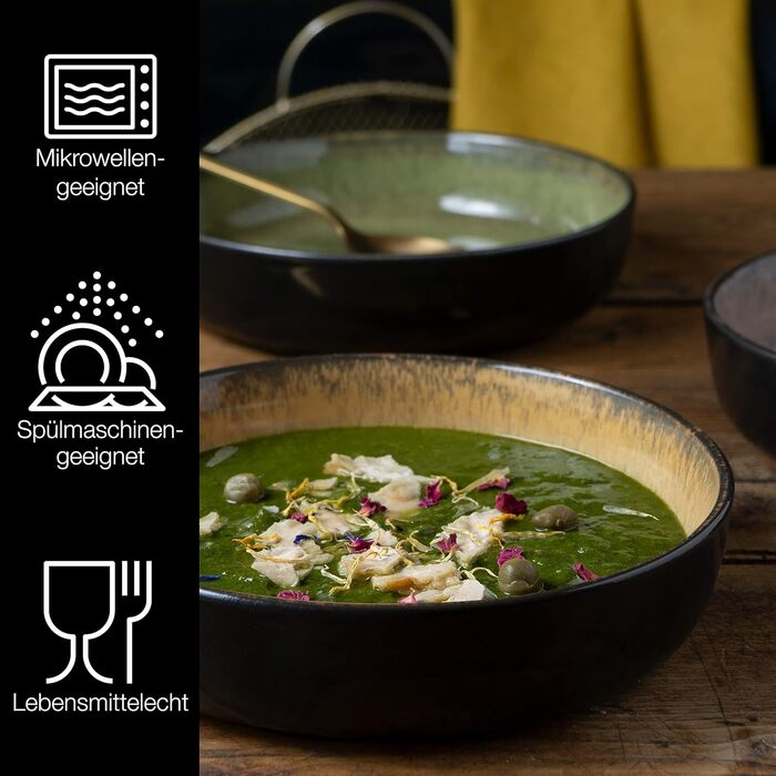 Набір із 6 супових тарілок Moritz & Moritz