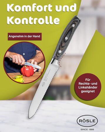 Ніж універсальний 13 см Wolfgrey Rosle