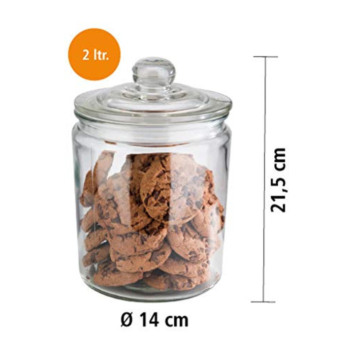 Банка для зберігання 2 л з кришкою Classic APS