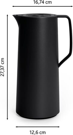 Термоглечик 1 л, чорний Motiva Emsa