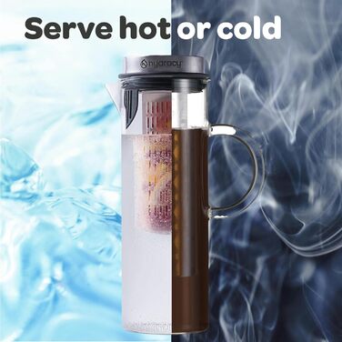 Чайник заварювальний скляний 1,5 л Hydracy