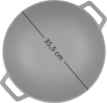 Сковорода вок чавунна 35,5 см BBQ-Toro