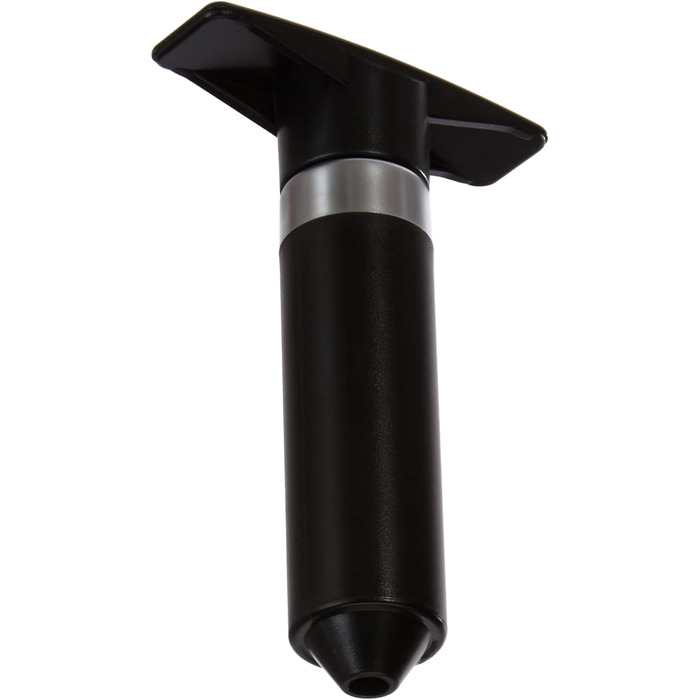 Вакуумний насос 2 винні пробки та 1 пробка для шампанського - Для консервації пляшок тихого вина та пляшок ігристого вина - Винний подарунок - Чорний (вакуумний насос для вина)