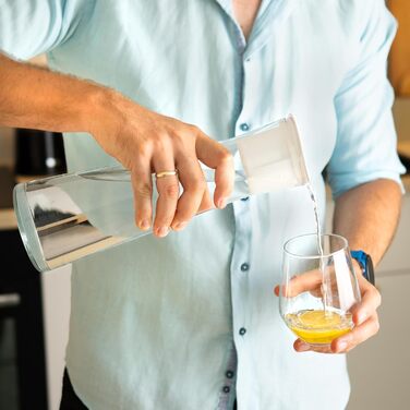 Скляний графин з кришкою та 4 фільтрами 1 л Wessper