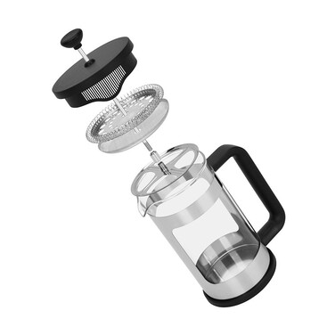 Заварочный чайник Fissman с поршнем AFFOGATO 600 мл стеклянная колба (9117)