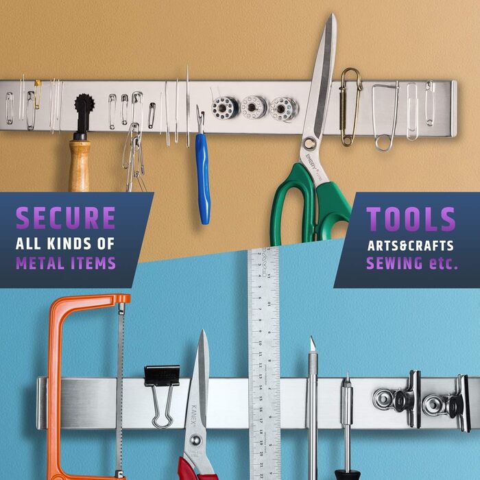 Магнітний тримач для ножів преміум-класу 61 см HMmagnets