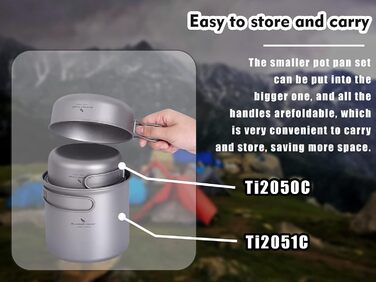 Набір для приготування їжі зі складною ручкою Boundless Voyage