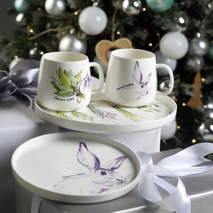 Тарілка Fissman PROVENCE RABBIT 20 см см порцеляна (13952)