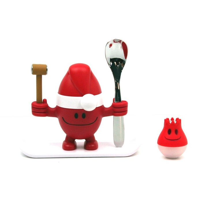 Підставка для яйця з сільницею набір 2 предмета, червона McEgg Xmas-Set WMF
