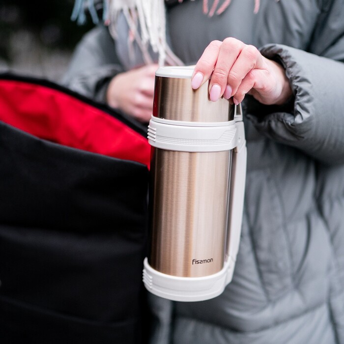Термос Fissman 800 мл нержавіюча сталь (9848)