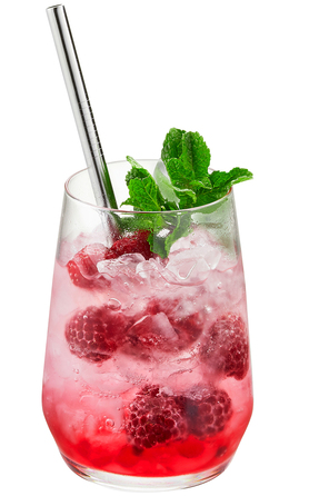 Набір трубочок для коктейлю 18 см, сталеві, 4 предмети Future Gefu