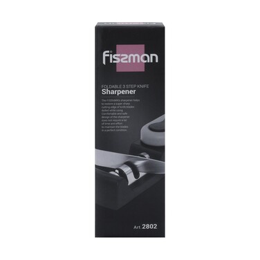 Складне точило для ножів Fissman 14x4x4.5 см трикрокова заточка (2802)