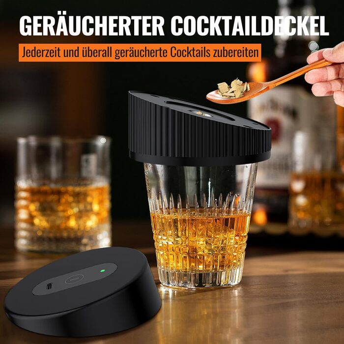 Набір для копчення коктейлів, 7 предметів Zilchx