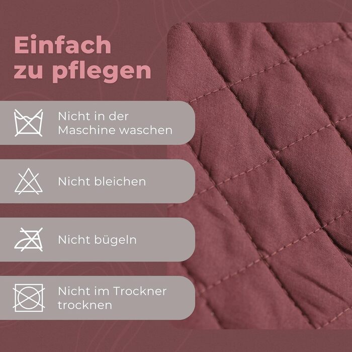 Рукавички для духовки 19 x 30 см, набір 2 предмети, бордовий Basic ESSEX