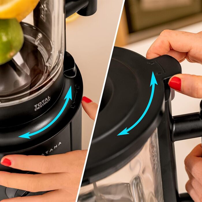 Блендер настільний 2700 Вт, 1,8 л Grand Katana 2700MAX Total Destroy Screen B Cecotec