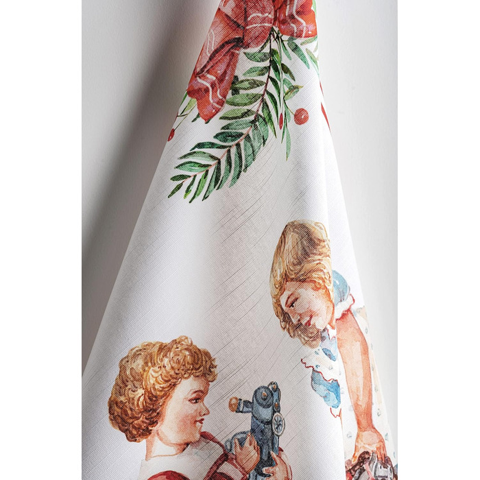 Набір із 3 багатоцільових кухонних рушників Maison d&39 Hermine Rural Christmas, 100 бавовна Барні рушники День подяки/Різдво (50 см x 70 см) (хромований)