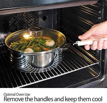 Сотейник 4,5л, сріблястий Strate Cristel