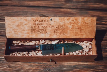 Ніж із дамаської сталі 17 см Santoku professional GRILLI