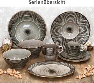 Набір із 6 тарілок для пасти 26 см MÄSER