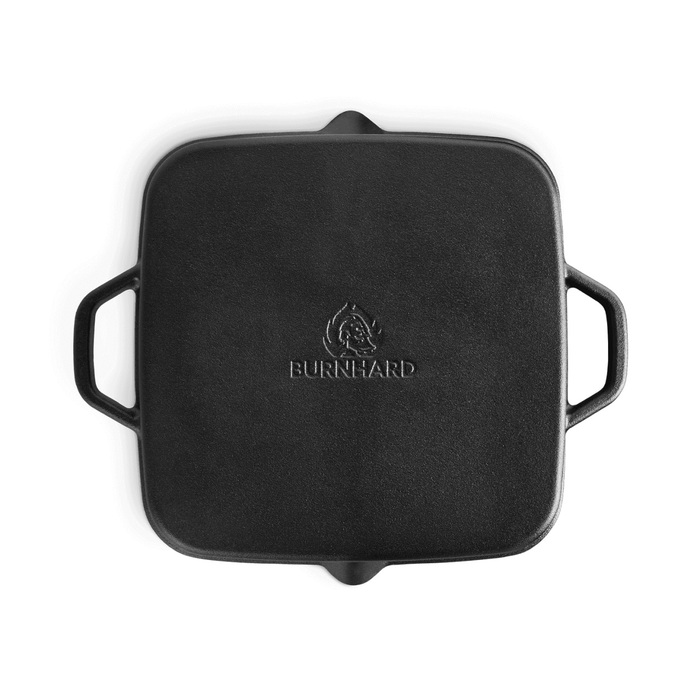 Сковорода-гриль чугунная 30 см Burnhard