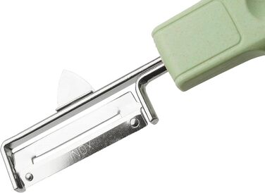 Овощечистка с подвижным лезвием, 19,5 см зеленая Ecolution Fackelmann