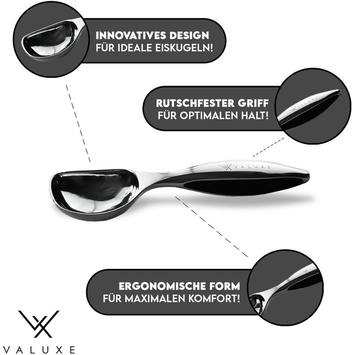 Ложка для морозива 17,5 см VALUXE