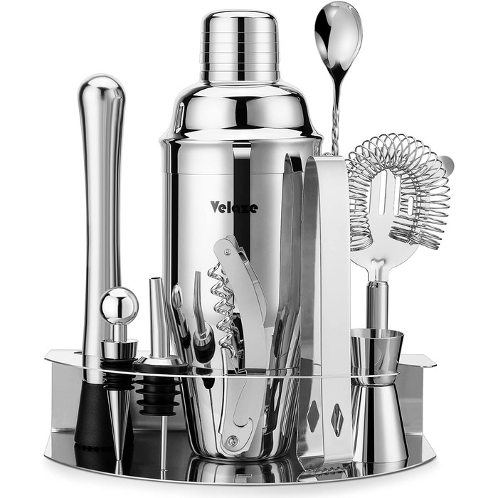 Набір шейкерів для коктейлів 10 предметів Velaze