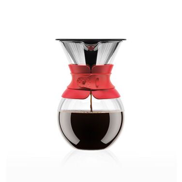 Кавник з фільтром з силіконової захистом, 1 л, Pour Over Bodum