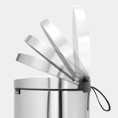 Сміттєвий бак з педаллю 40 л Flatback + Brabantia