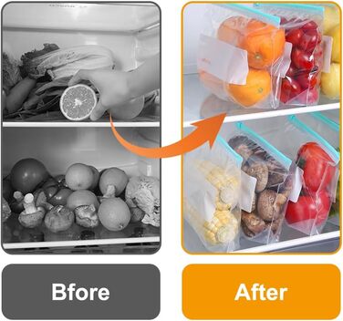 Вакуумні пакети 70 пакетів 10 х 20/ 15 х 23/ 27 х 30 см KineticKraft