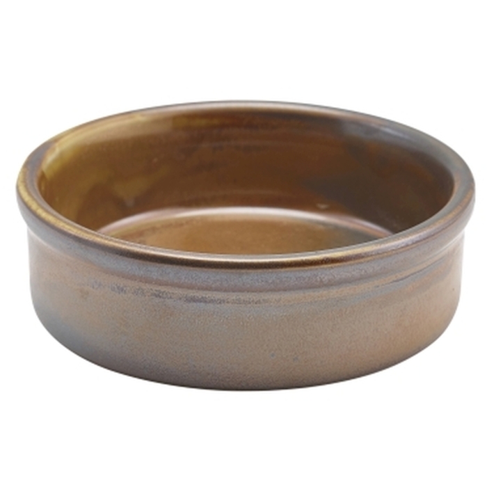 Миска для тапас 170 мл, 10 х h3 см з бортиком, Terra Porcelain Rustic Copper, GenWare