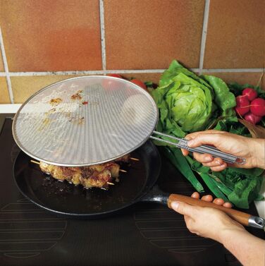 Відкривачка Fackelmann OVAL GRIP, практична відкривачка для консервів з нержавіючої сталі, універсальна відкривачка з ергономічною ручкою (колір сріблястий), кількість (29 см)