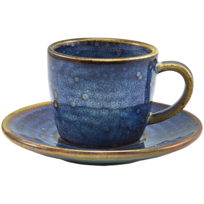 Блюдце 11.5 см, Terra Porcelain Aqua Blue, GenWare