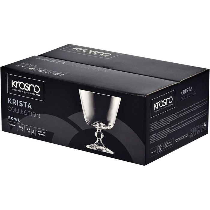 Набор креманок для мороженого 6 шт. 380 мл Кросно