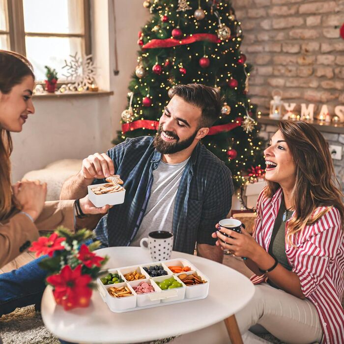 Коробка для снеків з 14 відділеннями, 2 комплекти Luxear