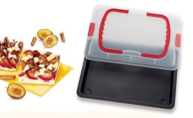 Форма для випічки прямокутна з кришкою 25 x 36 см Bake Go Dr. Oetker