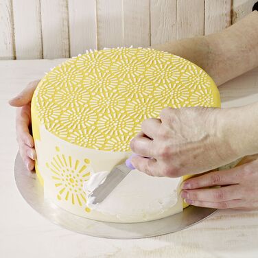 Набір трафаретів з мереживним візерунком для торта, 2 предмета, Mandala RBV Birkmann