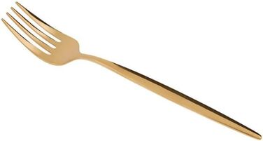 Набір столових приборів Karaca Lizbon Gold з 30 предметів для 6 осіб з коробкою, нержавіюча сталь, 30 предметів золотих столових приборів, ідеально підходить для щоденного використання, преміальна якість