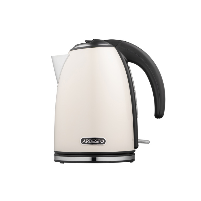 ARDESTO Електрочайник EEKL-F340BG 1.7л/2200Вт/strix контроль/нерж. сталь/бежевий