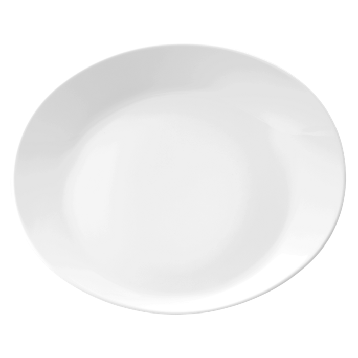 Тарілка Гурман плоска 34.5 см біла Organic No Limits Seltmann