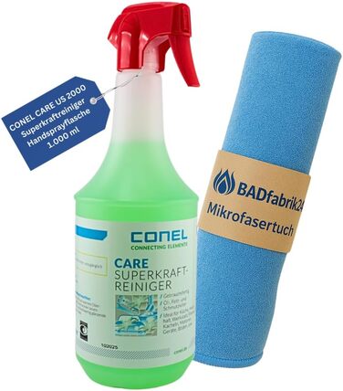 Засіб для миття кухонних меблів та серветка з мікрофібри 1 л BADfabrik24