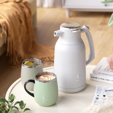 Термос-кавник 2 л, білий Ideus