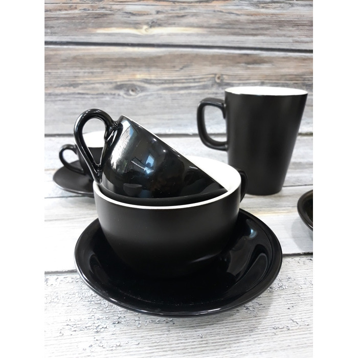 Чашка 90 мл, чорна, Color Tea, GenWare