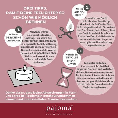Ароматизованих чайних свічок 3x30 шт. ароматизовані свічки багато ароматів на вибір висота 1,5 см, Ø 3,5 см (різдвяний аромат, 3 x 30 шт. у упаковці), 90