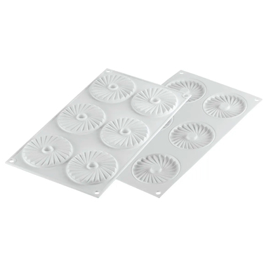 PLISSÉ 23 Форма силіконова 1 шт. Ø75 h7,7 mm, 23 ml x 6 tot. 138 ml;