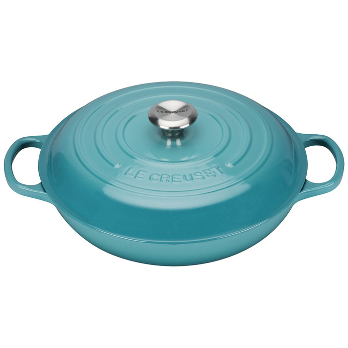 Сковорода-жаровня чавунна 26 см, бірюзовий Le Creuset