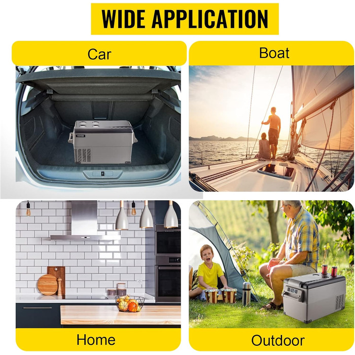 Автохолодильник 35 л 60 Вт VEVOR