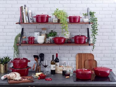 Кокот круглый 24 см, бордо Staub