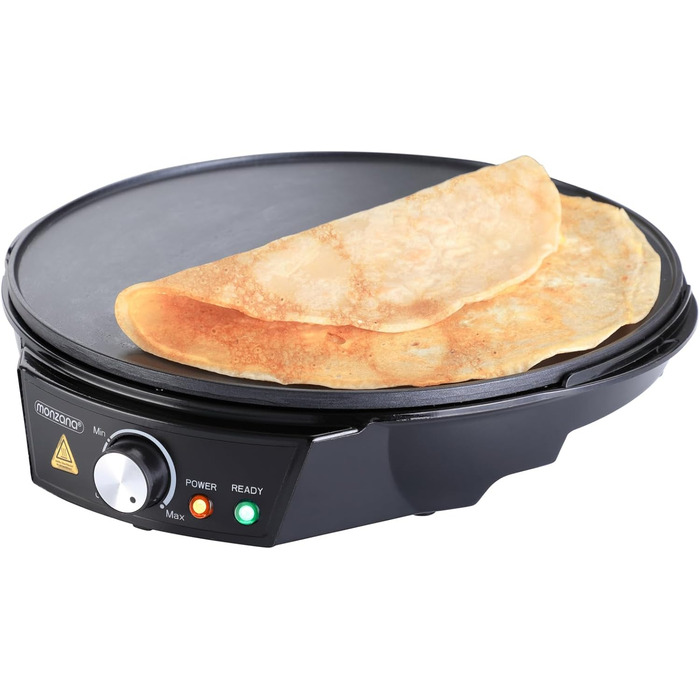 Млинниця електрична 30 см, чорна Monzana