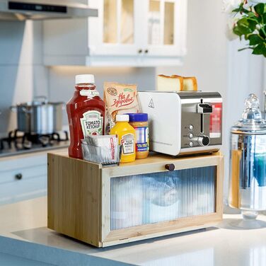 Бамбукова хлібниця 40 x 25 x 20 см AINILE